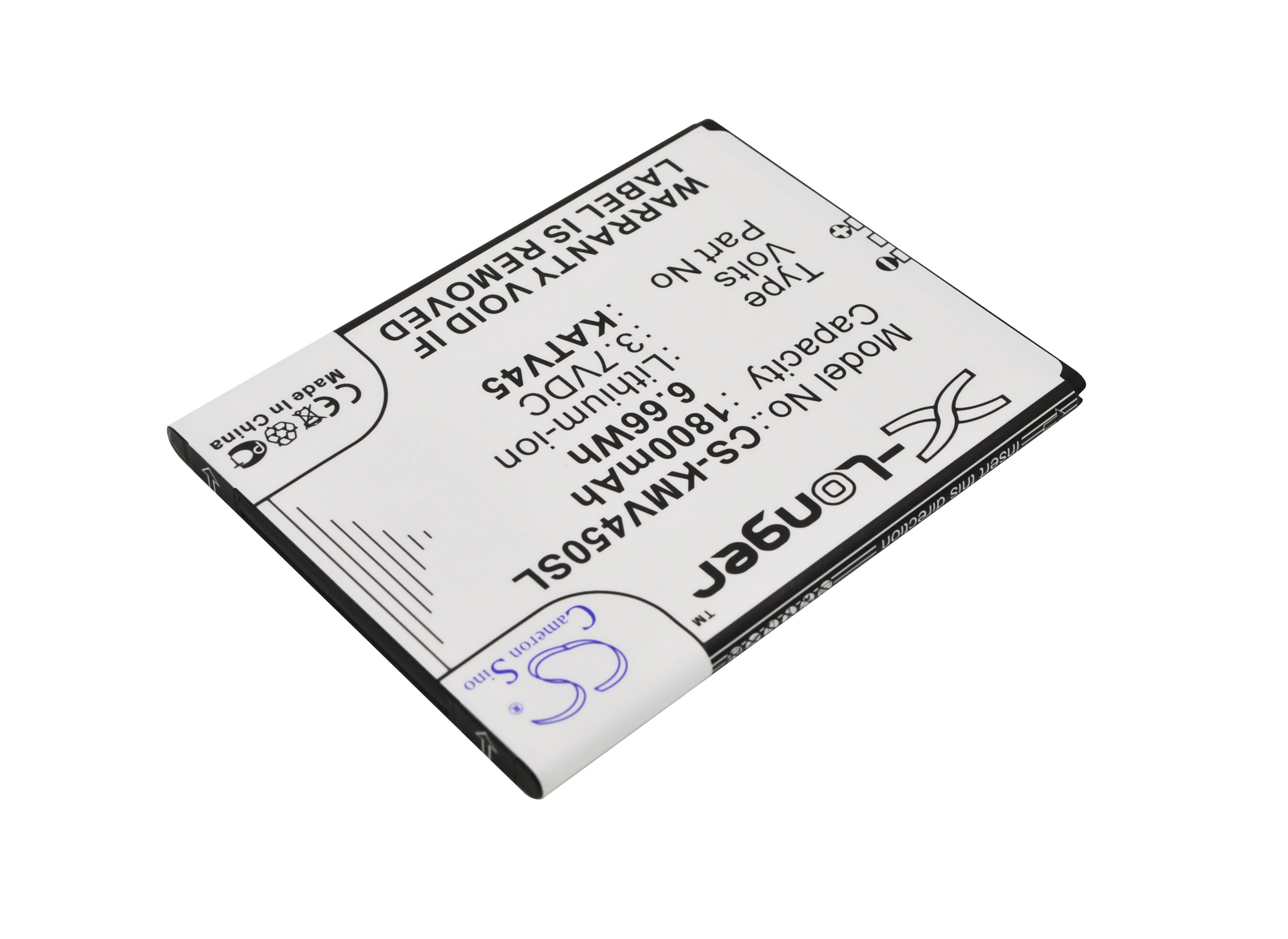 Batteri for SmartPhone, Mobil for KAZAM TV 4.5