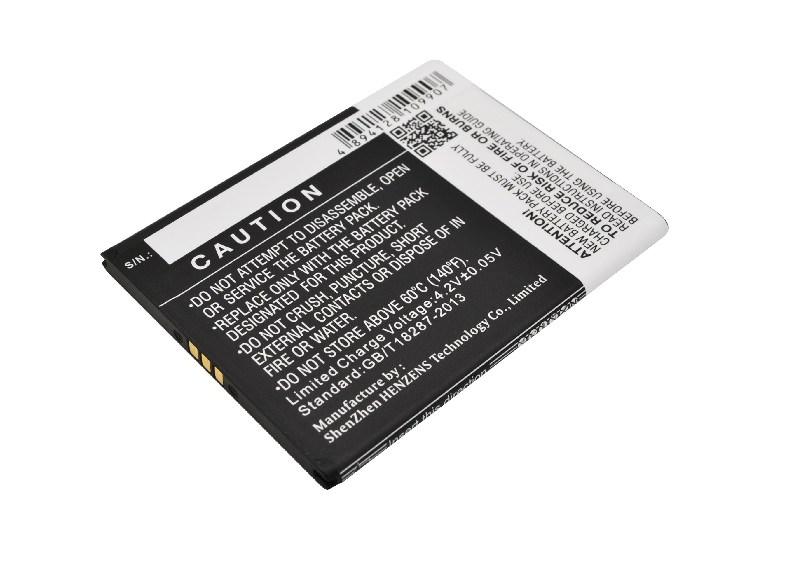 Batteri for SmartPhone, Mobil for KAZAM TV 4.5