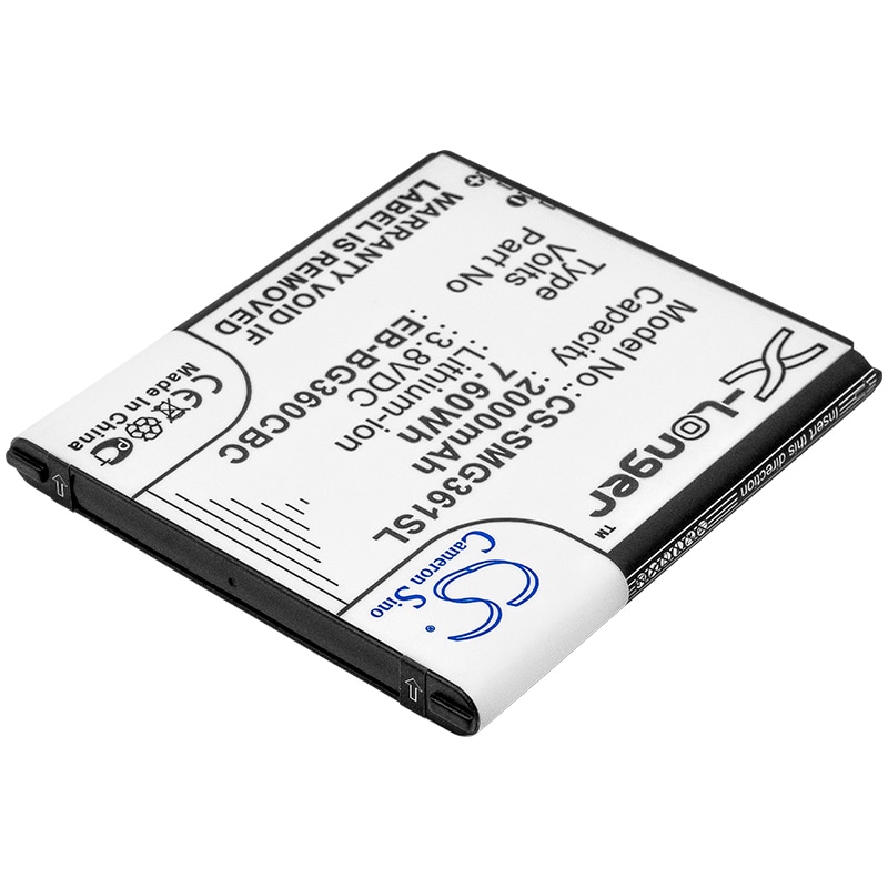 Batteri for SmartPhone, Mobil for Samsung Galaxy J2, Galaxy J2 Duos, SM-J200H/DS og andre.