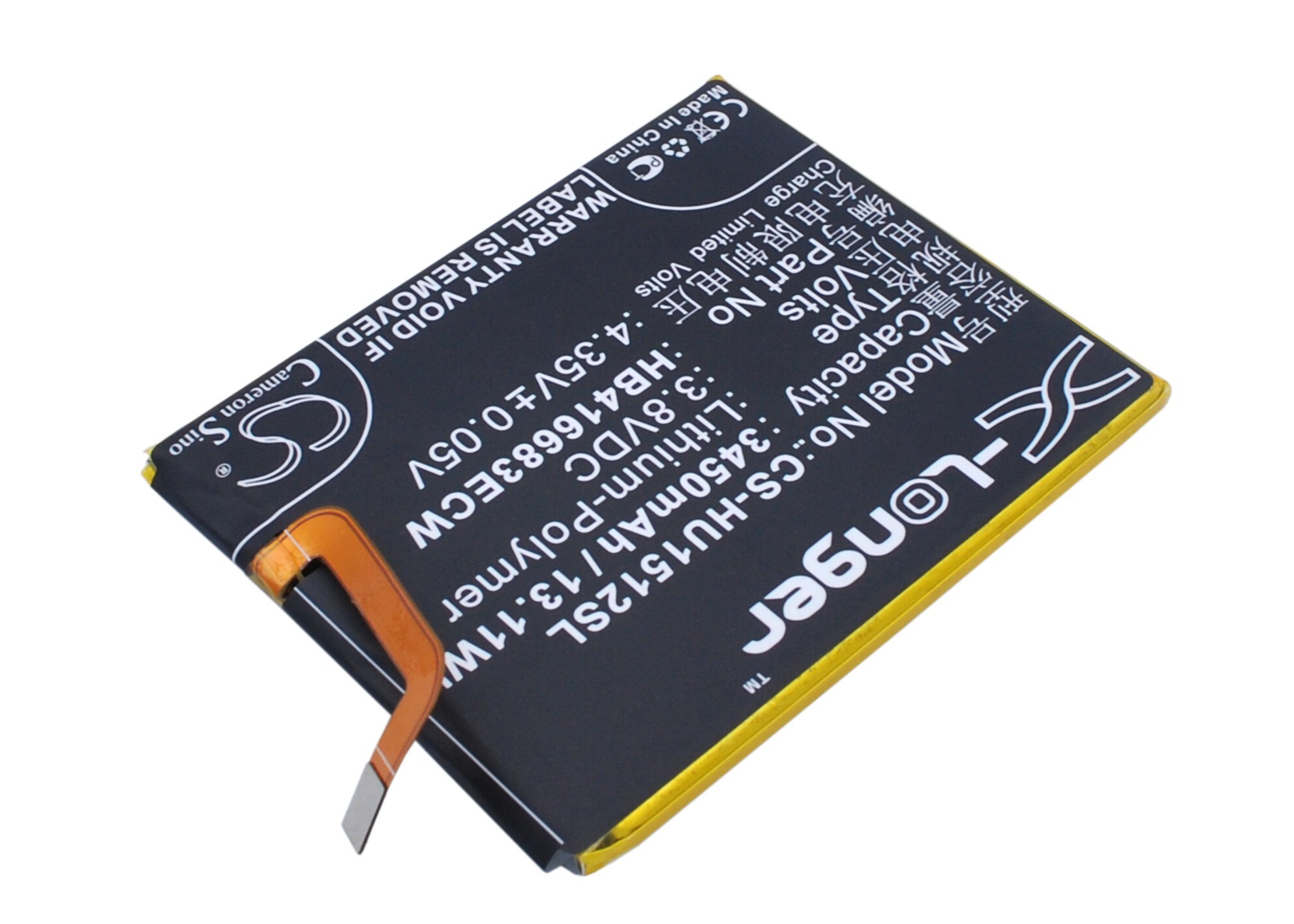 Batteri til smarttelefon, mobil for Google Nexus 6P, Nexus 6P A2, Nexus 6P A1