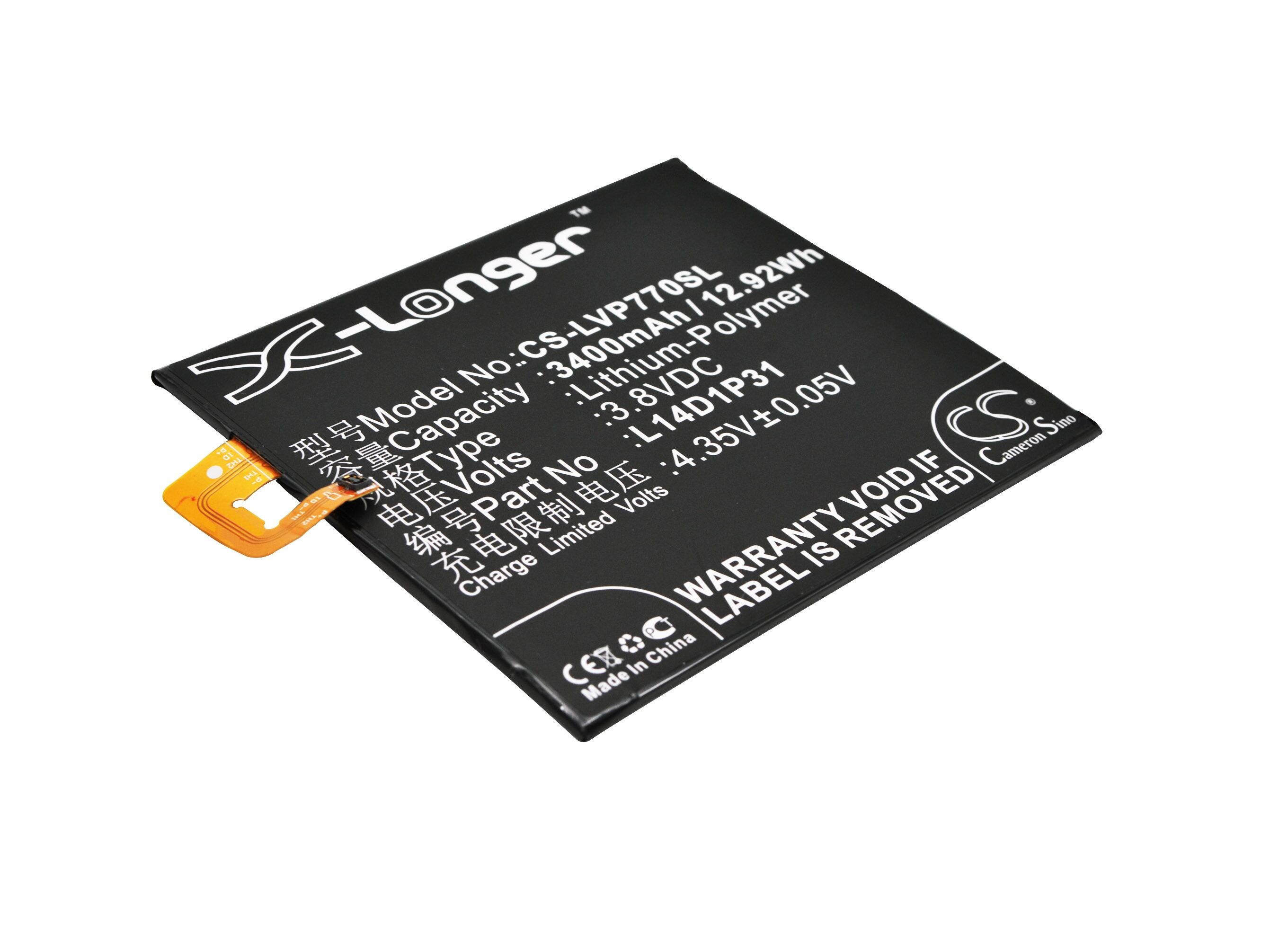 Batteri for SmartPhone, Mobil for Lenovo PB1-770N, PB1-770N Dual SIM TD-LTE