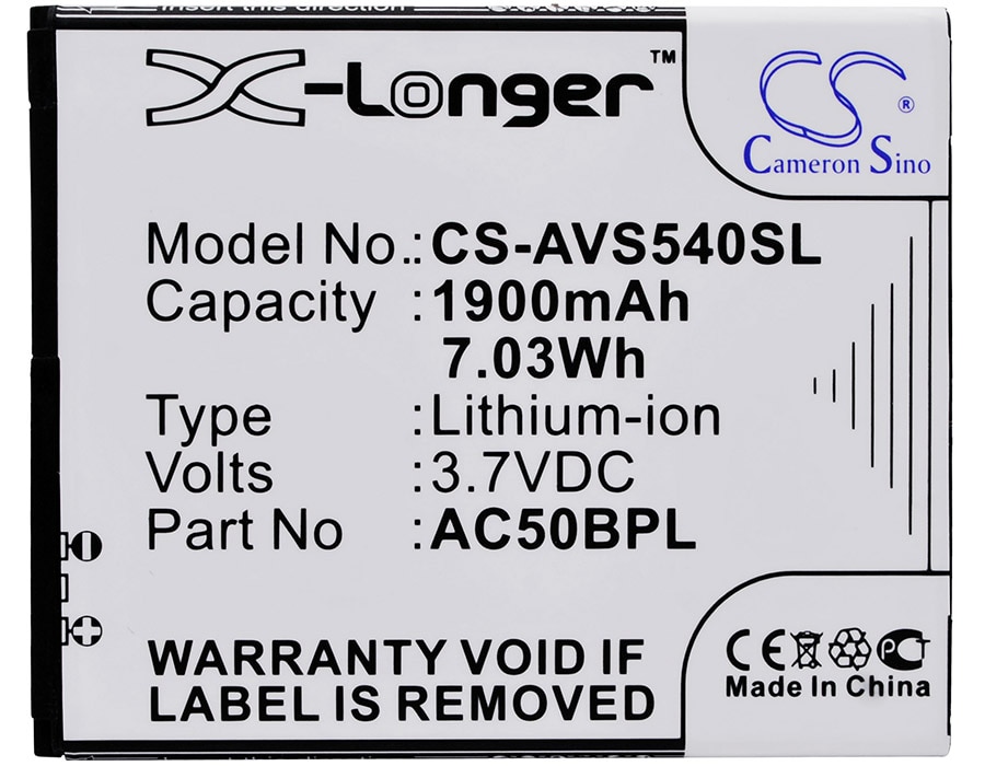 Batteri for smarttelefon, mobil for Archos 50b Platinum