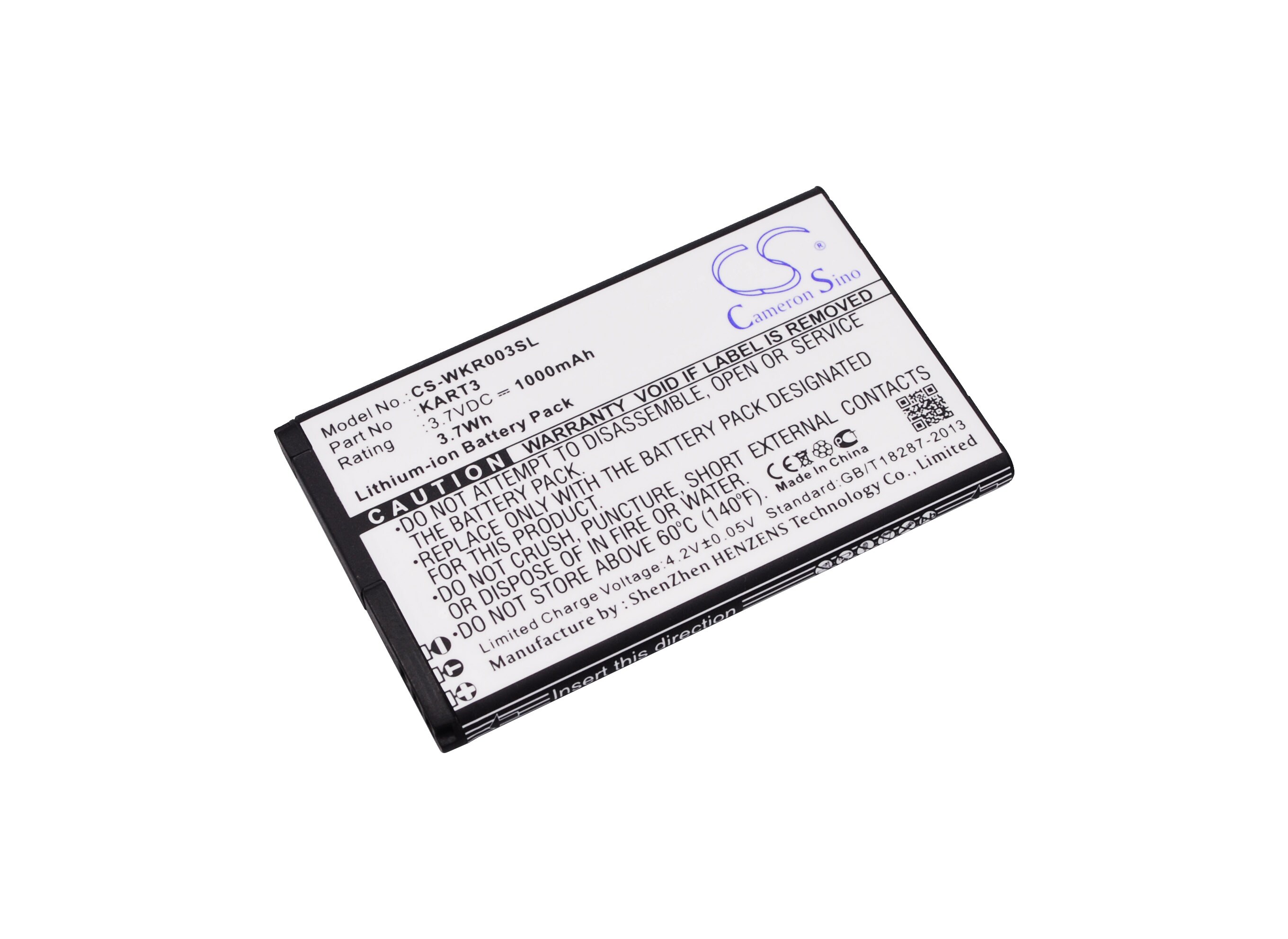 Batteri for SmartPhone, Mobil for Wiko Kart 3, Kart3