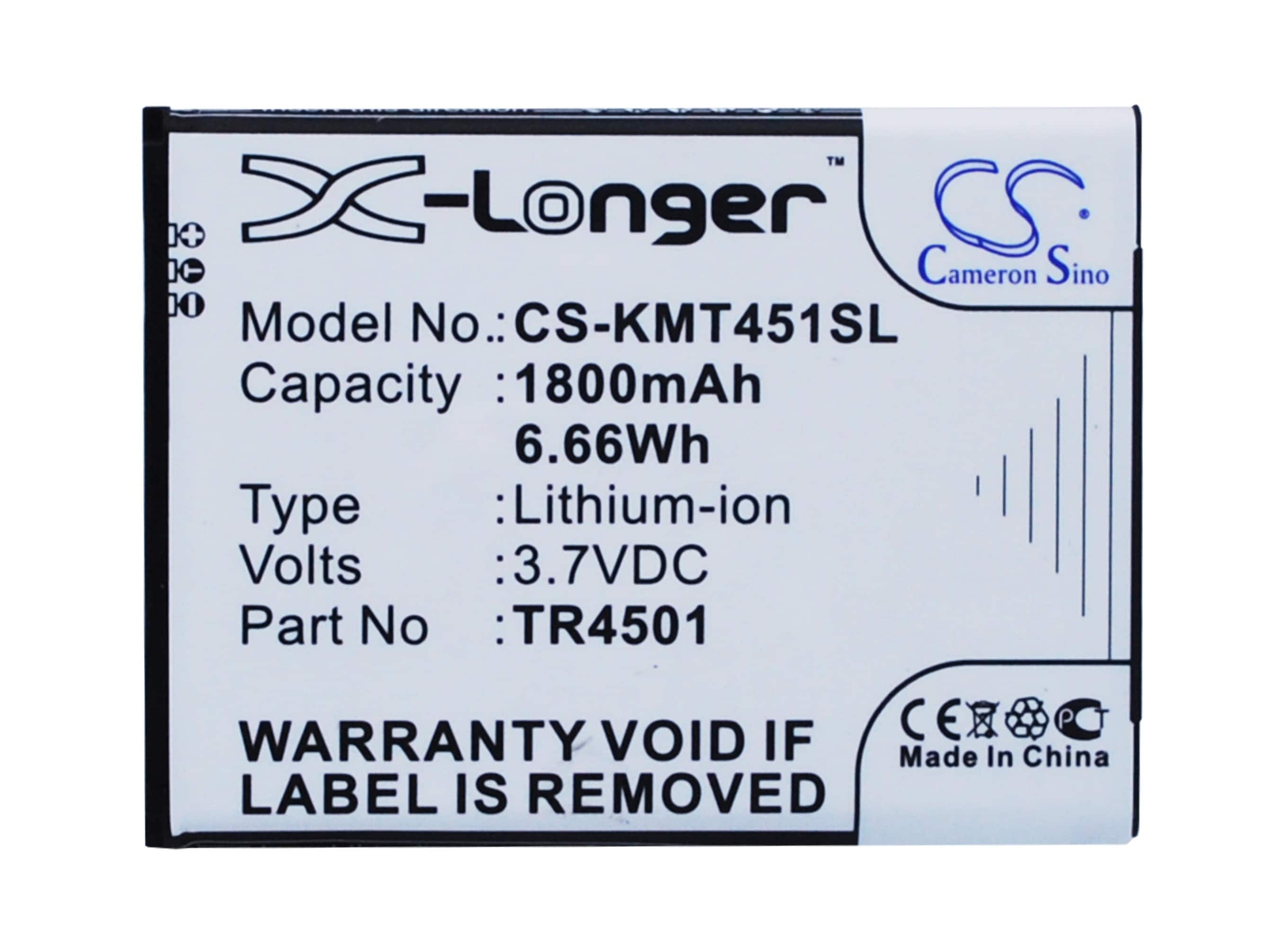 Batteri for smarttelefon, mobil for Archos 50 Titanium 4G, A50 Titanium 4G