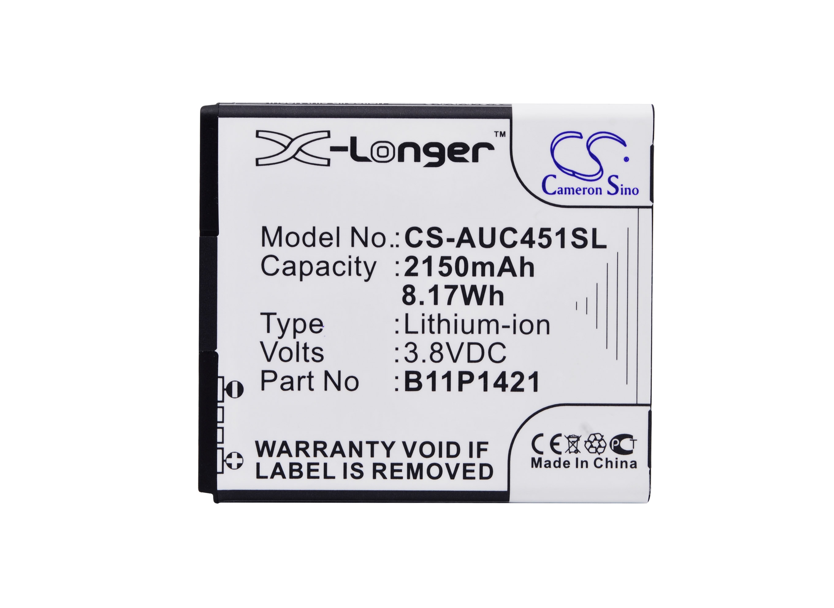 Batteri for SmartPhone, Mobil for Asus Zenfone C, ZC451CG, Z007