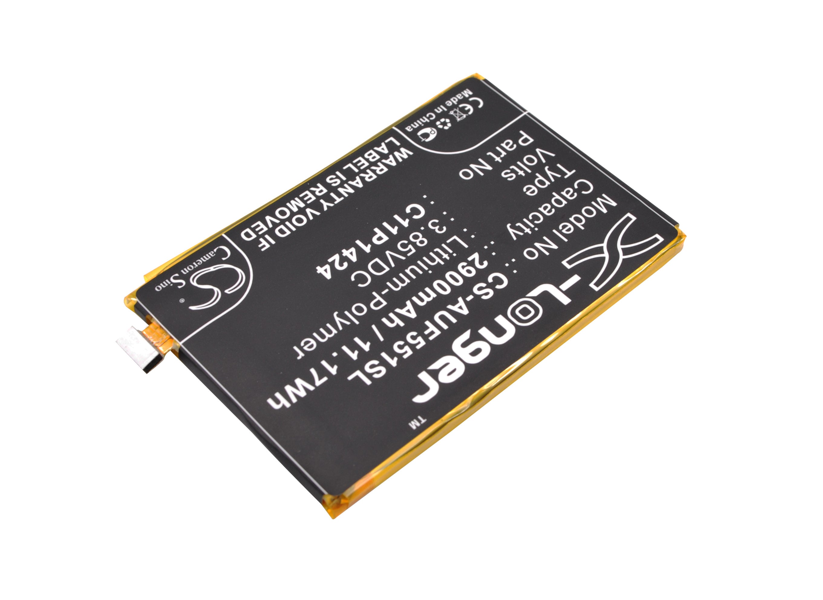 Batteri for SmartPhone, Mobil for Asus Zenfone 2 Deluxe, ZE551ML, ZE550ML og andre.
