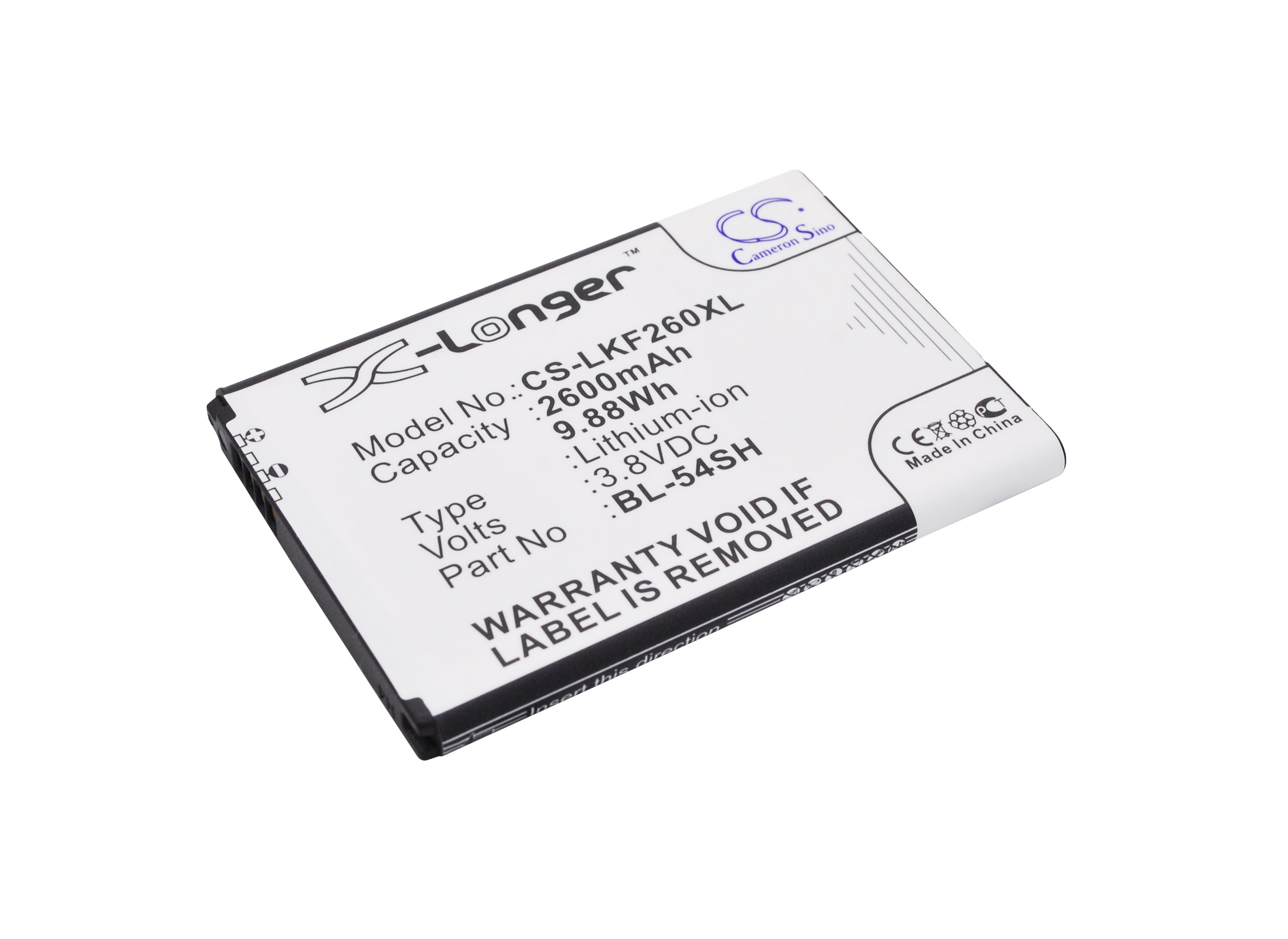 Batteri for SmartPhone, Mobil for LG Optimus LTE III, F260, F260K og andre.