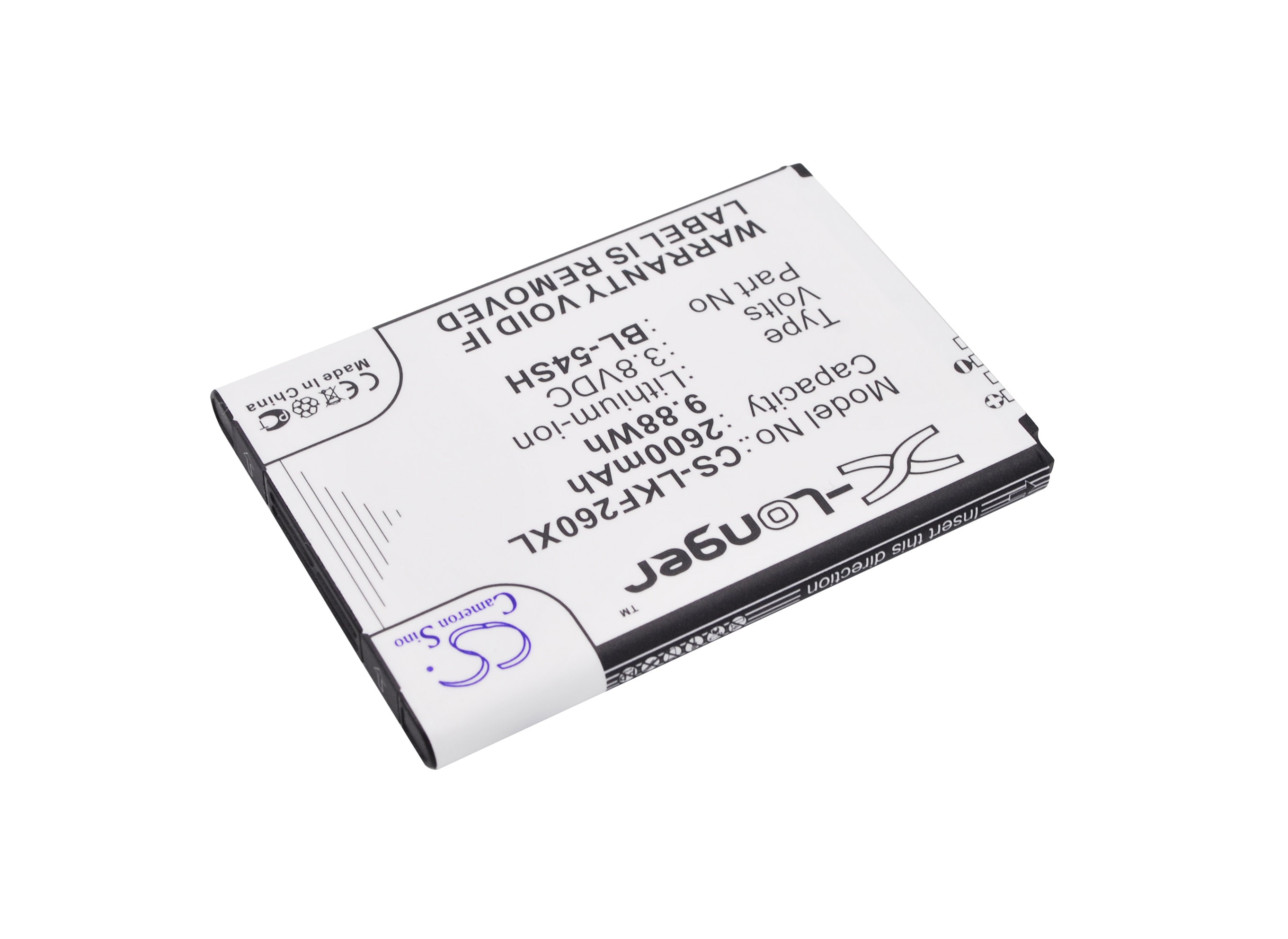 Batteri for SmartPhone, Mobil for LG Optimus LTE III, F260, F260K og andre.