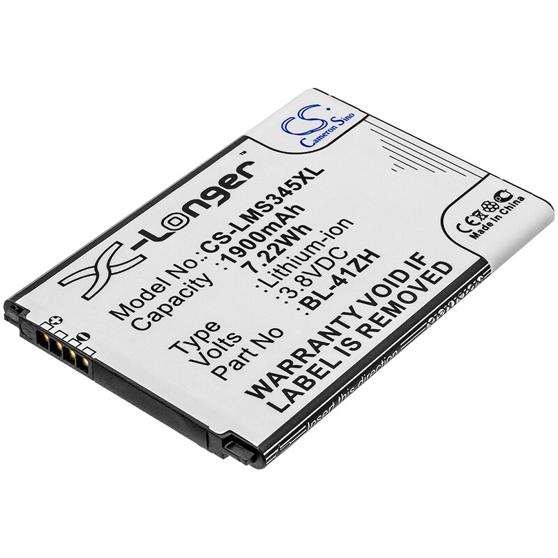 Batteri for SmartPhone, Mobil for LG Optimus C40, Optimus L50, Leon og andre.