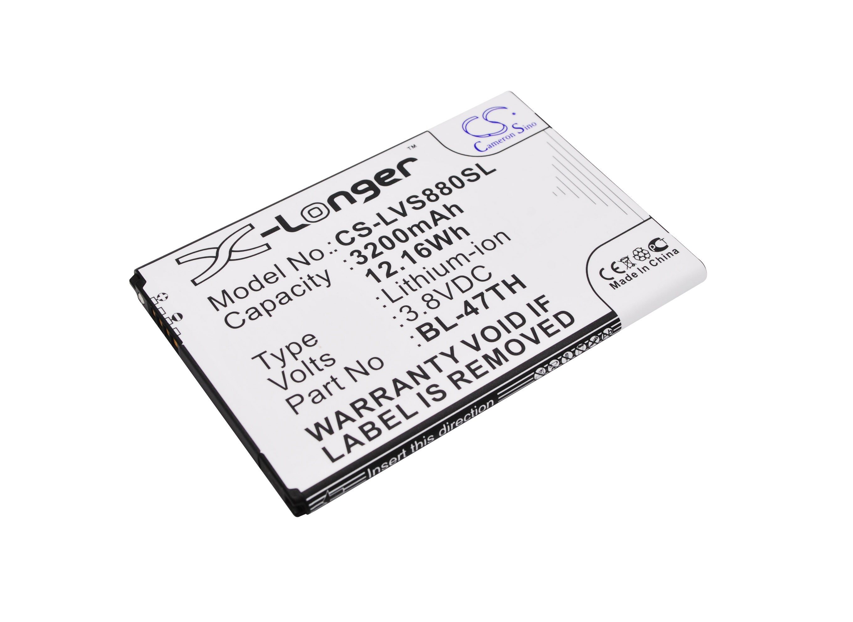 Batteri for SmartPhone, Mobil for LG G Pro 2, D838, D837 og andre.
