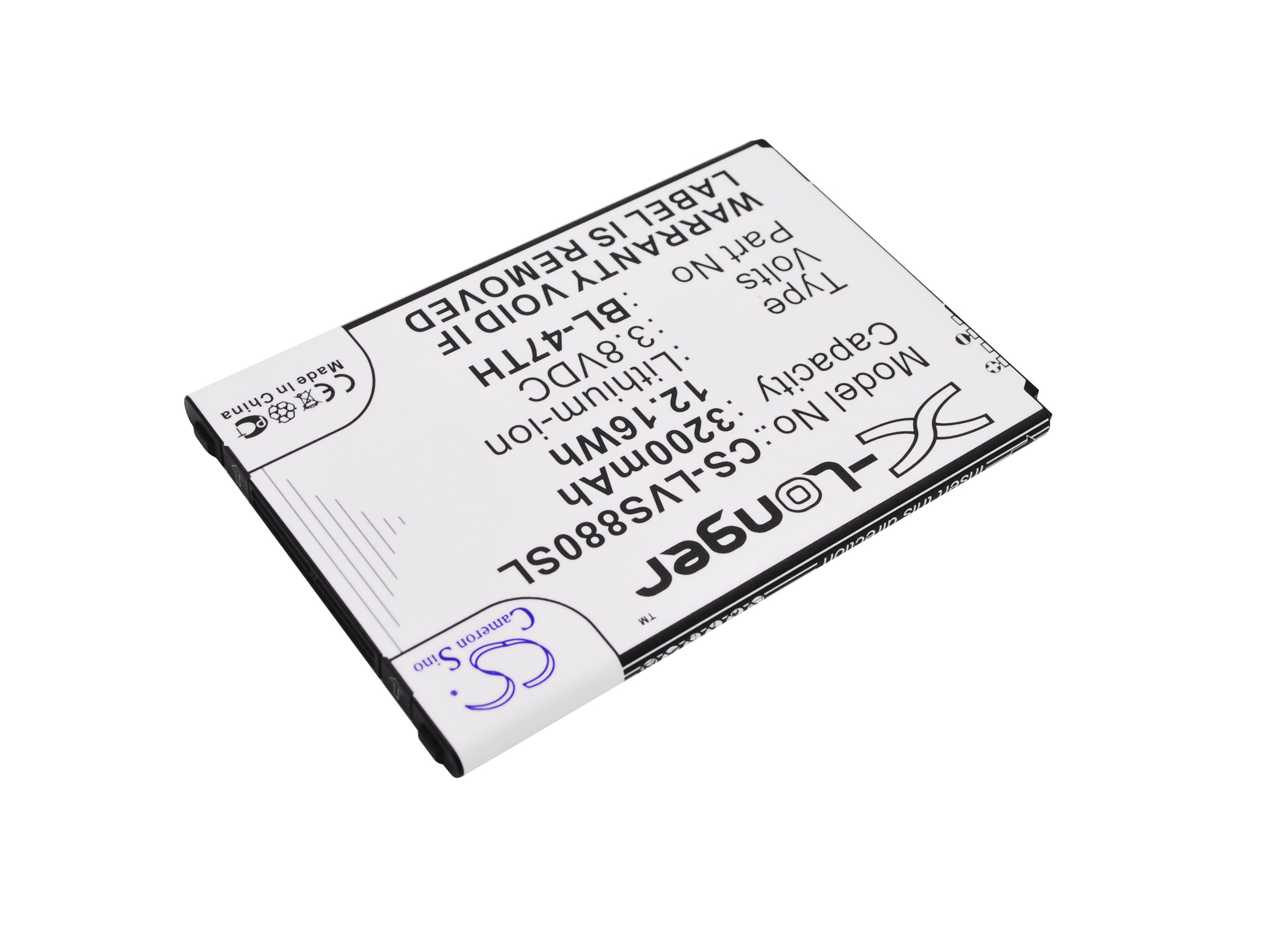 Batteri for SmartPhone, Mobil for LG G Pro 2, D838, D837 og andre.