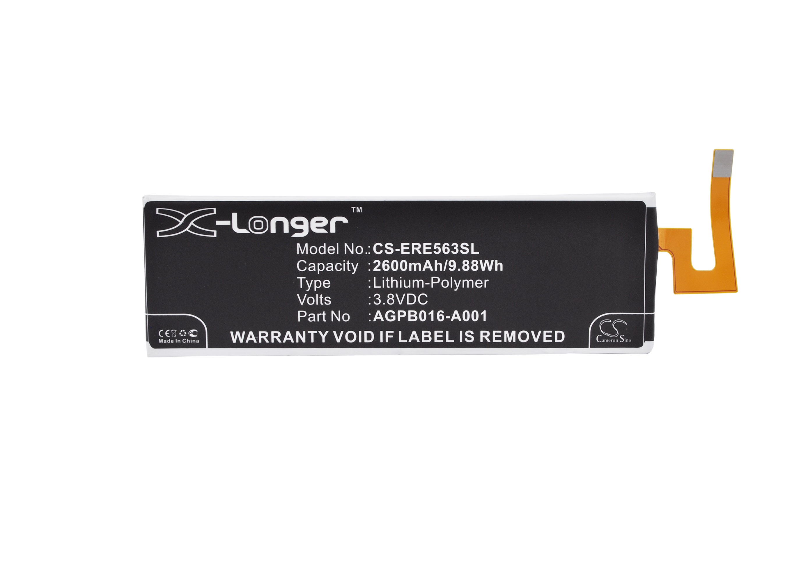 Batteri for SmartPhone, Mobil for Sony Ericsson Xperia M5, Xperia M5 dual, E5633 og andre.