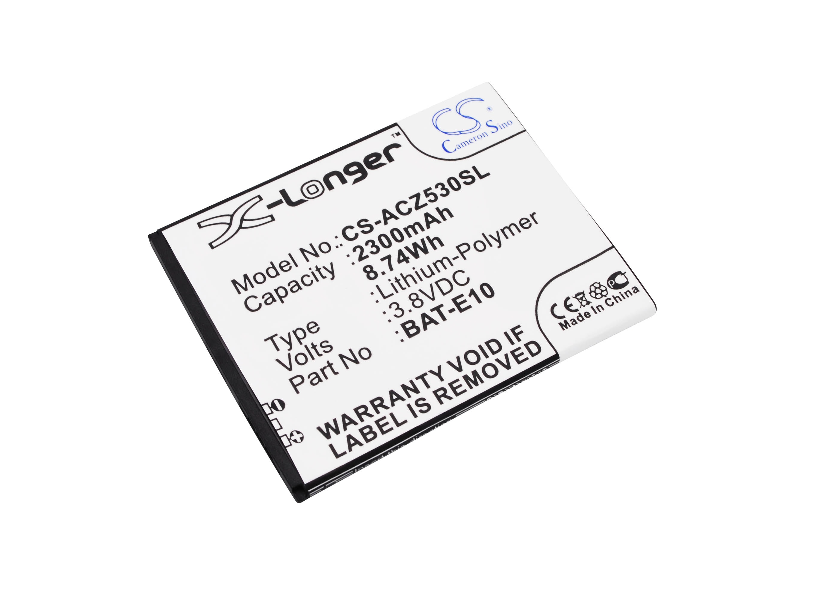 Batteri for smarttelefon, mobil for Acer Liquid Z530, Liquid Z530S, T02