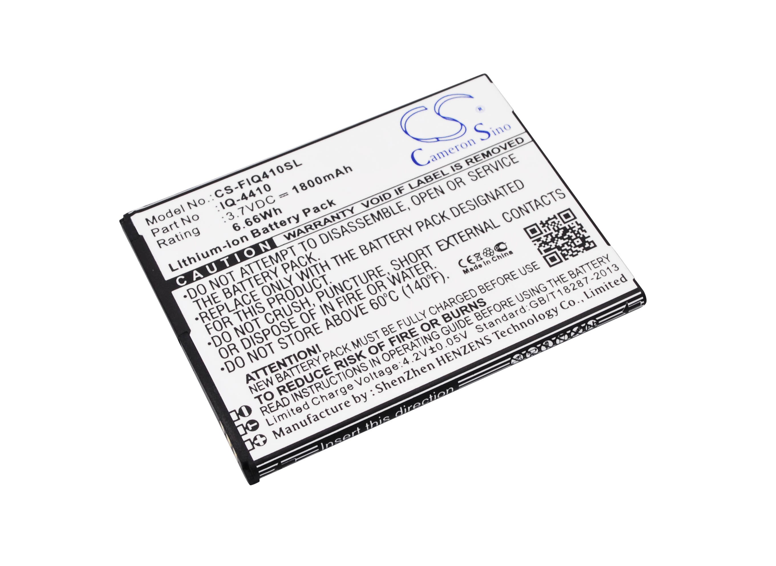 Batteri for SmartPhone, Mobil for Fly IQ-4410