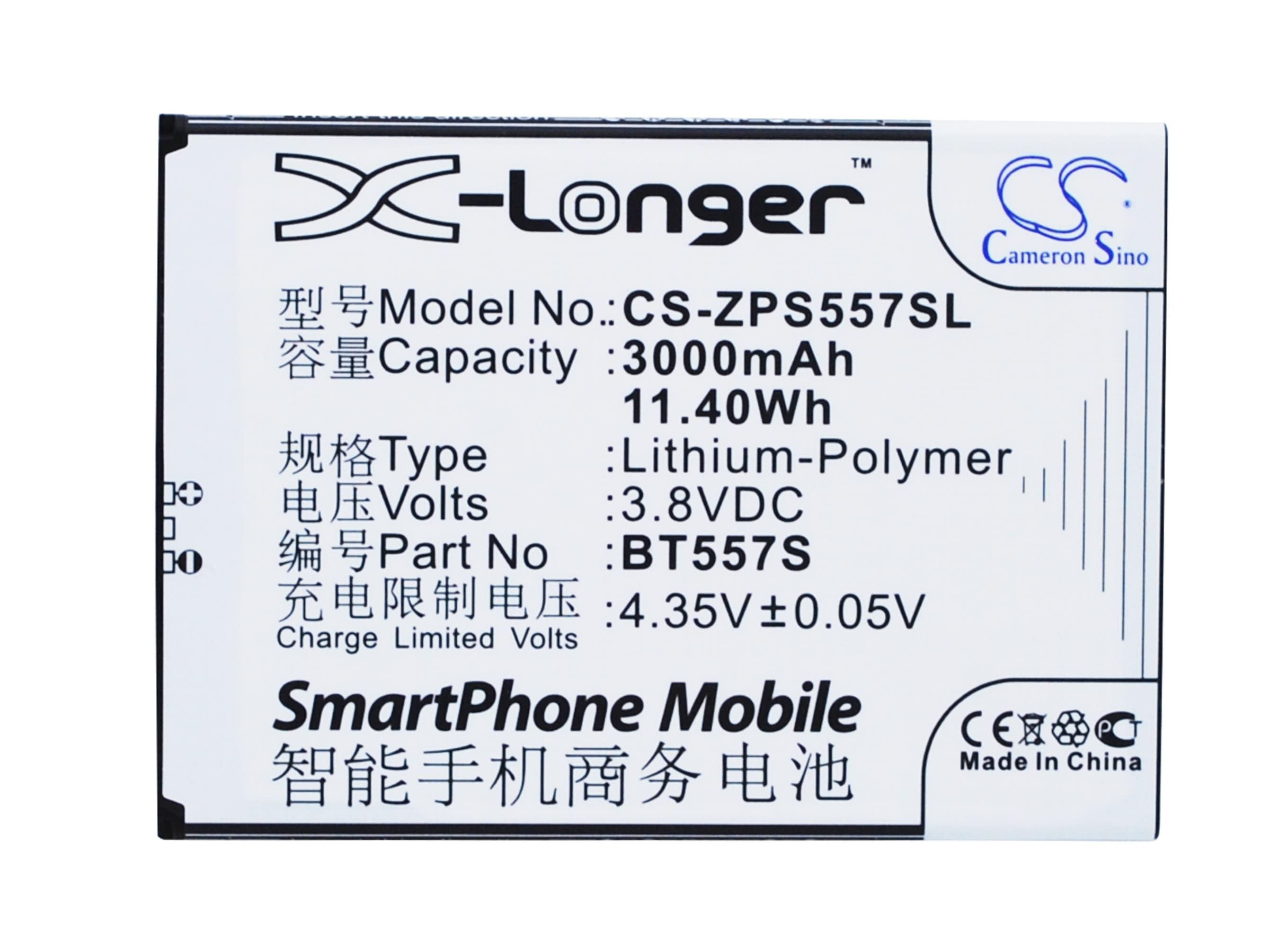 Batteri for SmartPhone, Mobil for ZOPO S5570, Speed 7 Plus