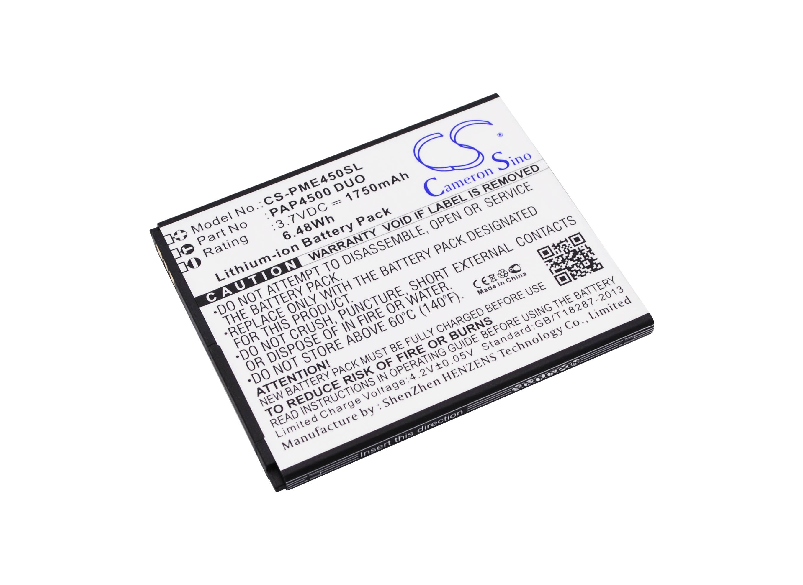 Batteri for SmartPhone, Mobil for Prestigio MultiPhone 4500 Duo