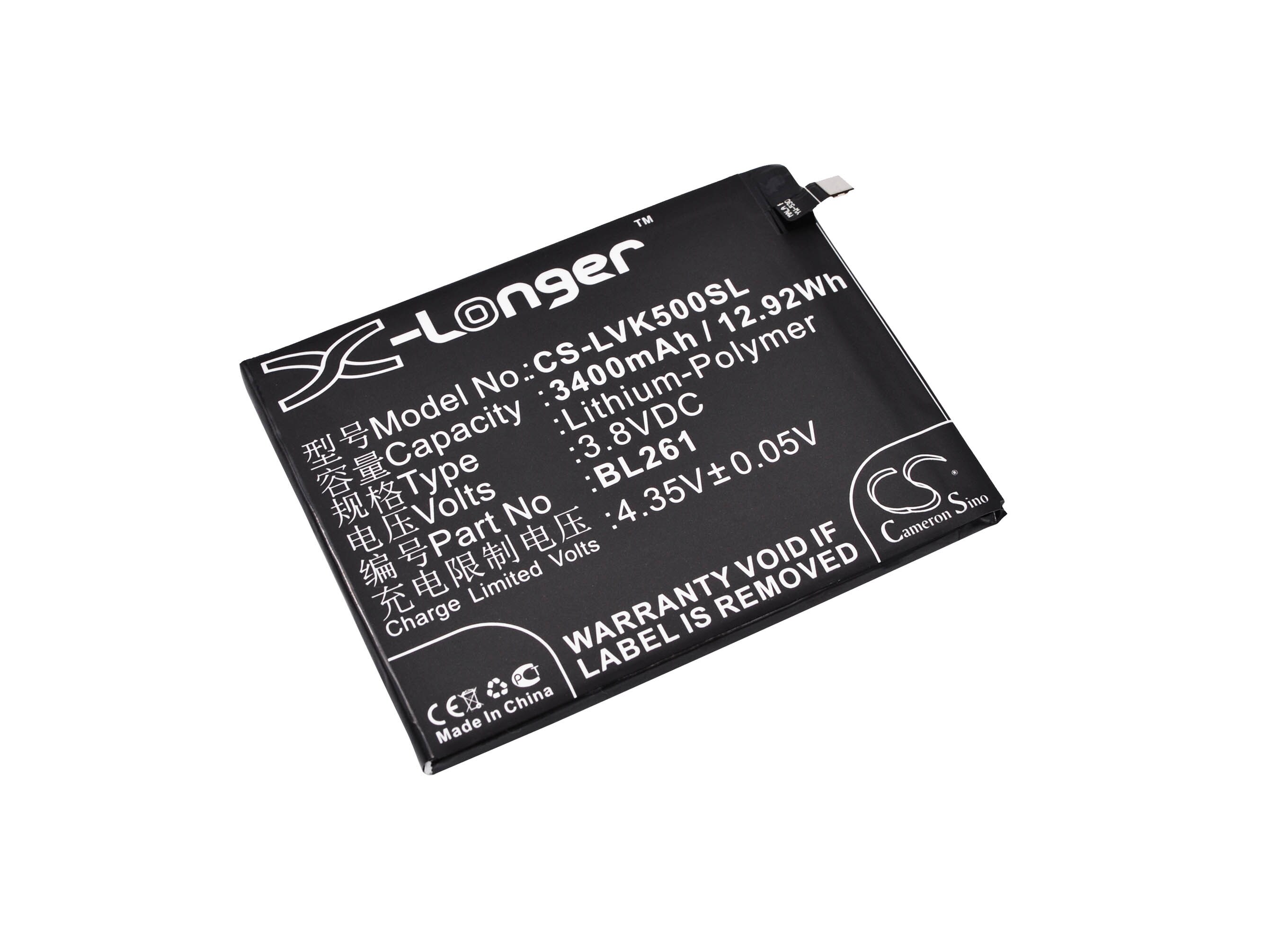 Batteri for SmartPhone, Mobil for Lenovo K5 Note, K52t38 og andre.