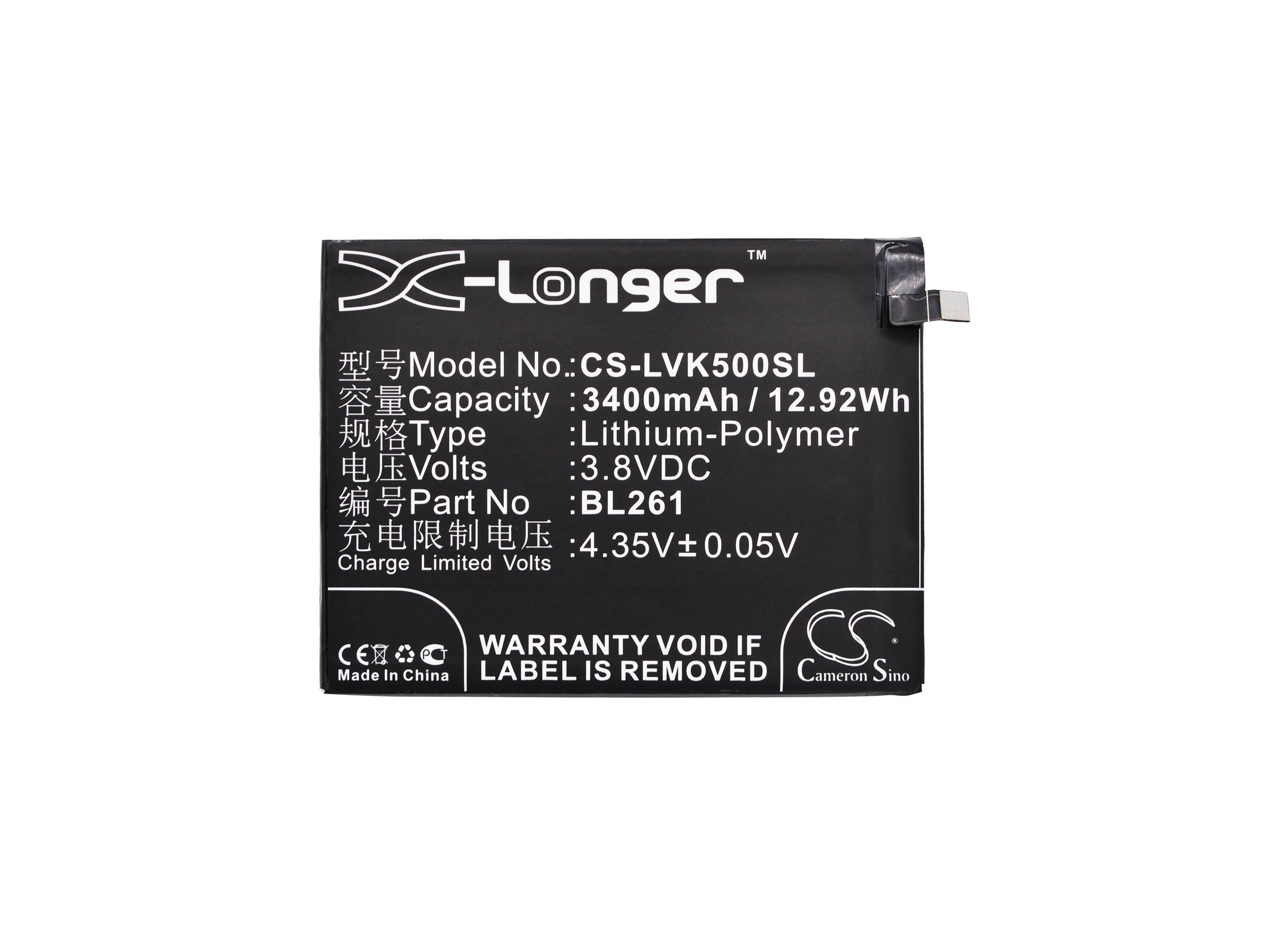 Batteri for SmartPhone, Mobil for Lenovo K5 Note, K52t38 og andre.