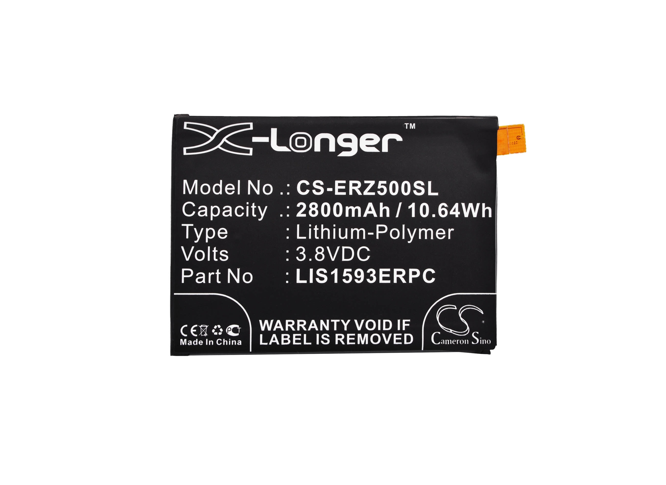 Batteri for SmartPhone, Mobil for Sony Xperia Z5, Xperia Z5 Dual, SO-01H og andre.
