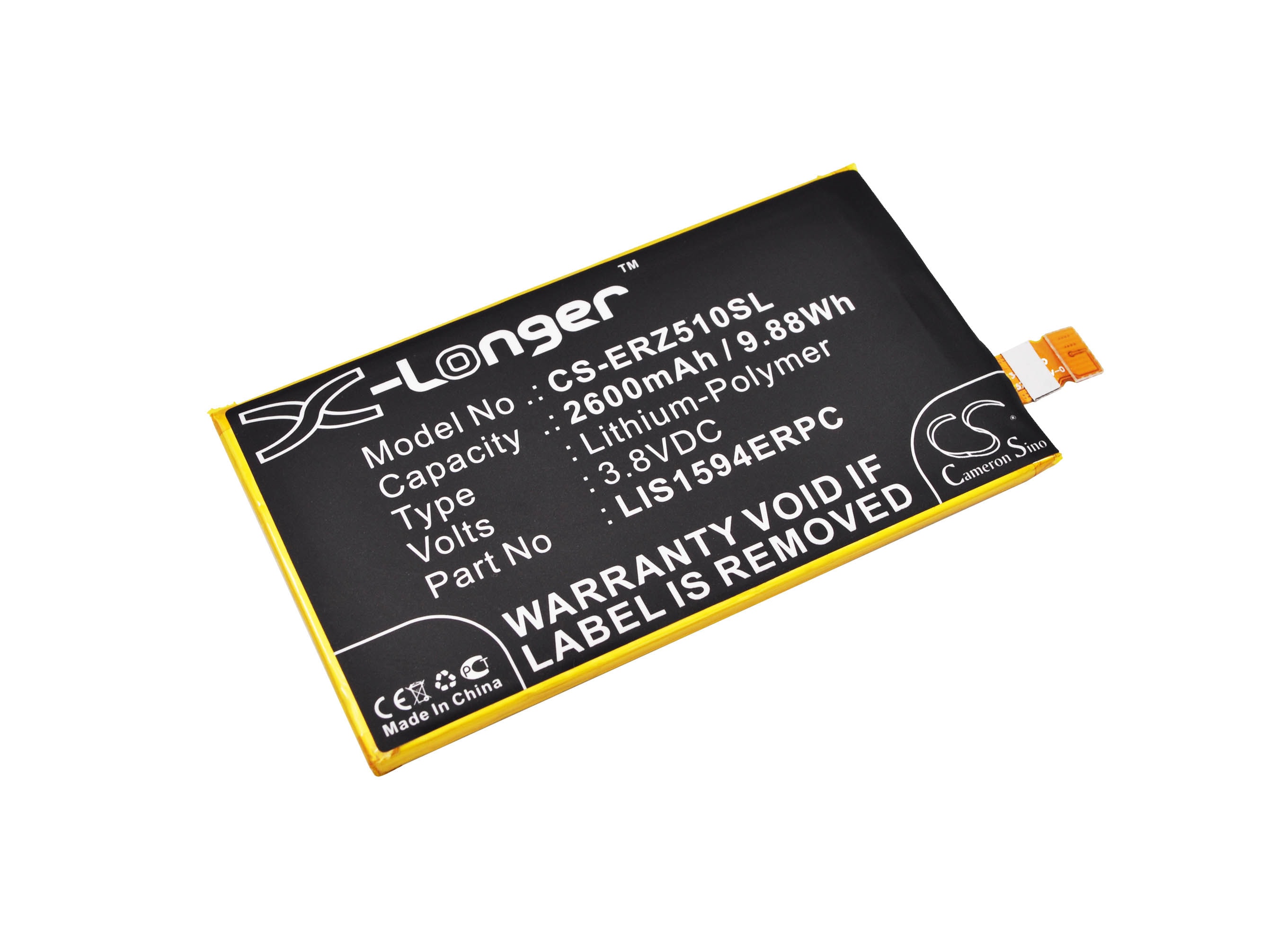 Batteri for SmartPhone, Mobil for Sony Xperia Z5 Compact, E5823, S50 og andre.