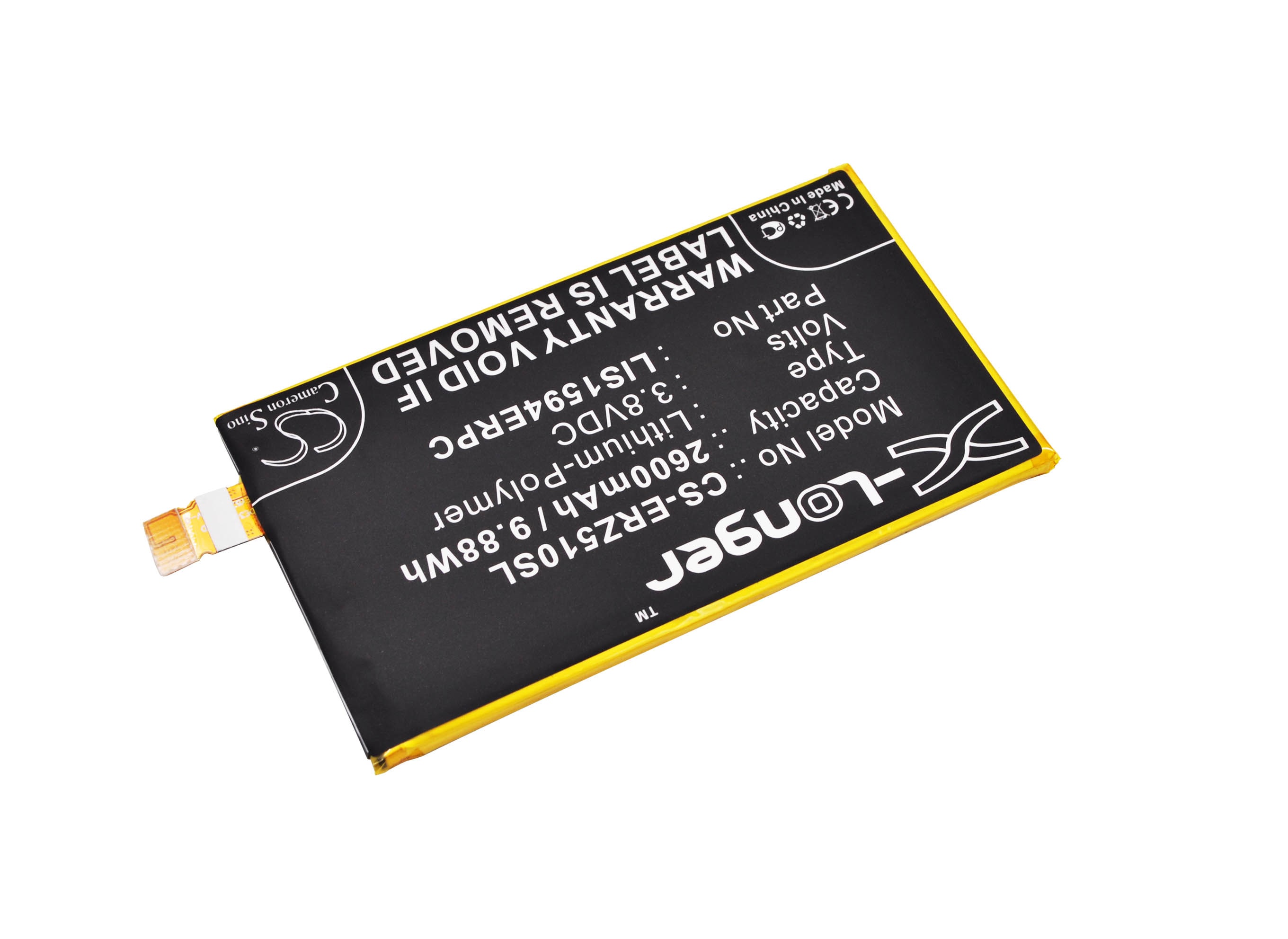 Batteri for SmartPhone, Mobil for Sony Xperia Z5 Compact, E5823, S50 og andre.