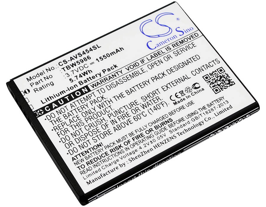 Batteri til smarttelefon, mobil for Archos 45 Helium 4G, 45b Helium 4g, 50c Neon