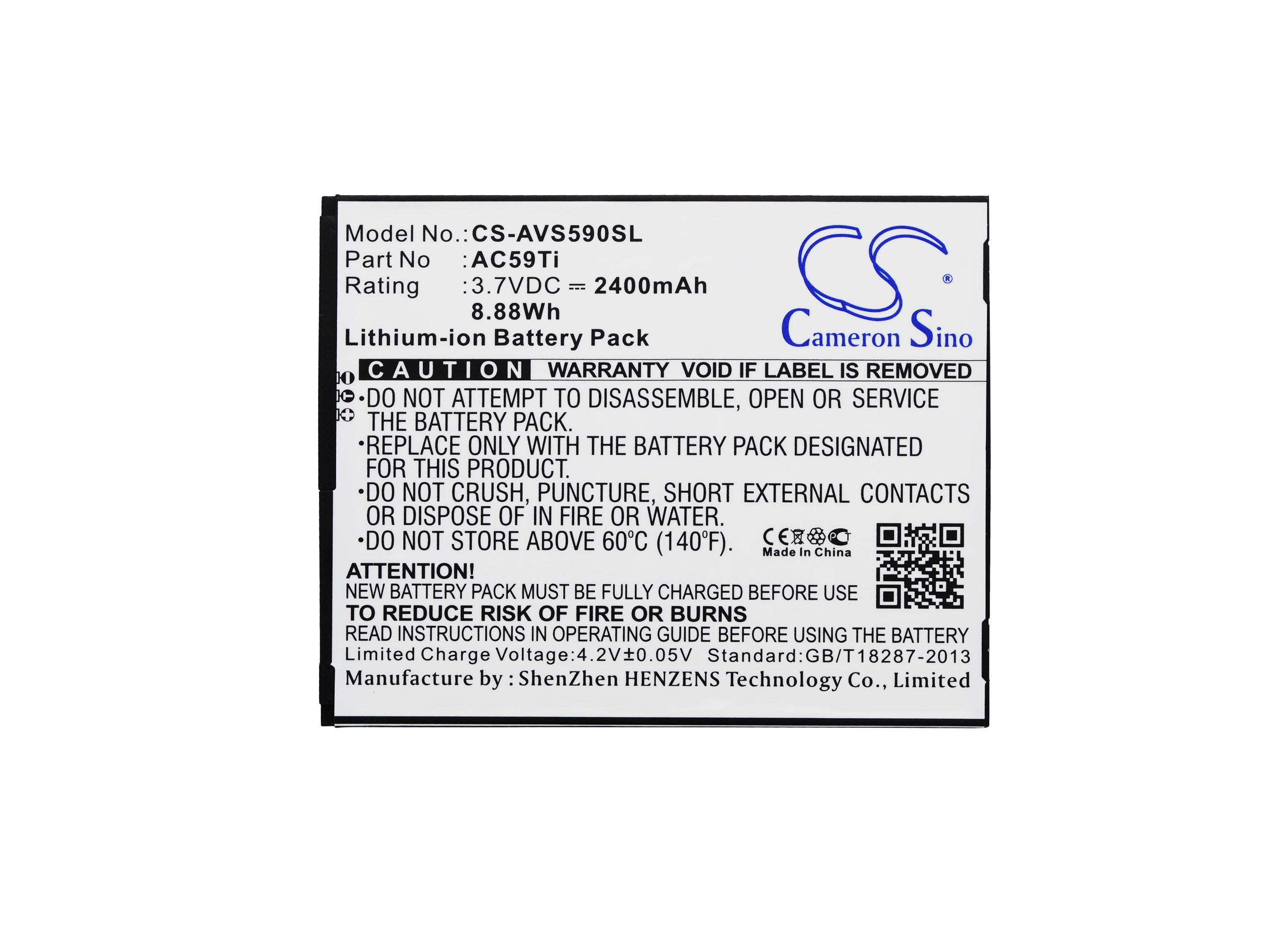 Batteri for smarttelefon, mobil for Archos 59 Titanium, A59 Titanium