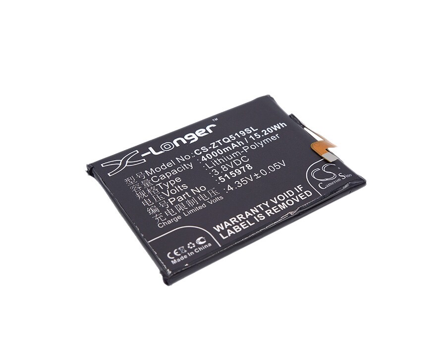 Batteri for SmartPhone, Mobil for ZTE Q519C, Q519E, Q519 og andre.
