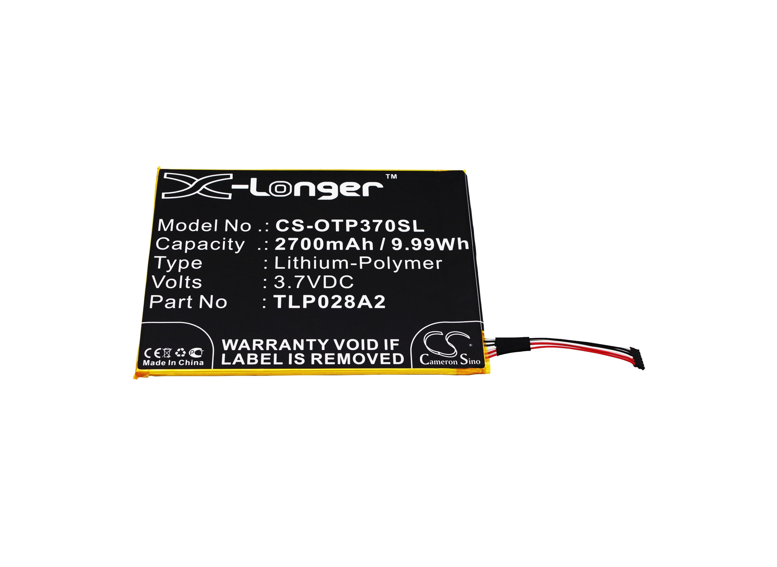 Batteri for SmartPhone, Mobil for Alcatel One Touch Icin, One Touch Pixi 3 7.0 4G