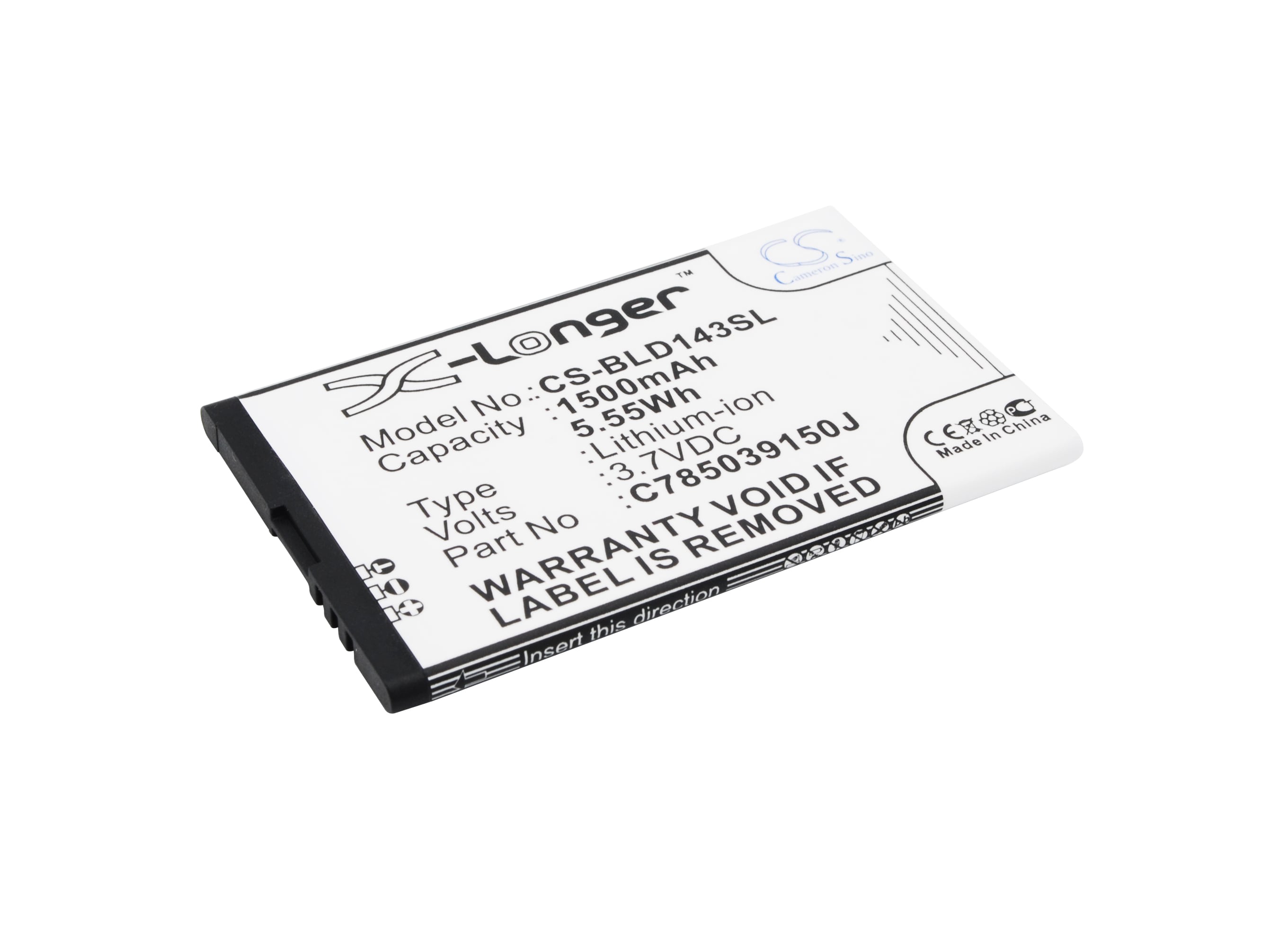 Batteri til smarttelefon, mobil for BLU Dash Jr 4.0 K, D143K