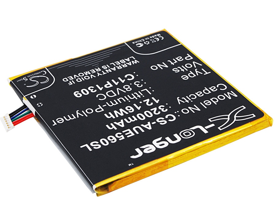 Batteri for SmartPhone, Mobil for Asus Fonepad Note 6, Fonepad Note FHD6, ME560CG og andre.