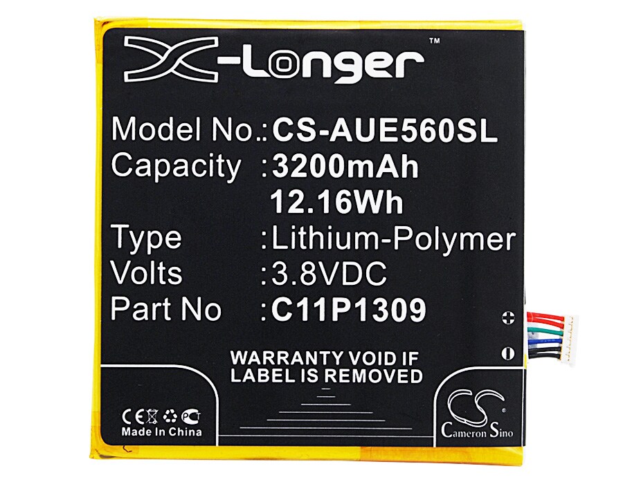 Batteri for SmartPhone, Mobil for Asus Fonepad Note 6, Fonepad Note FHD6, ME560CG og andre.