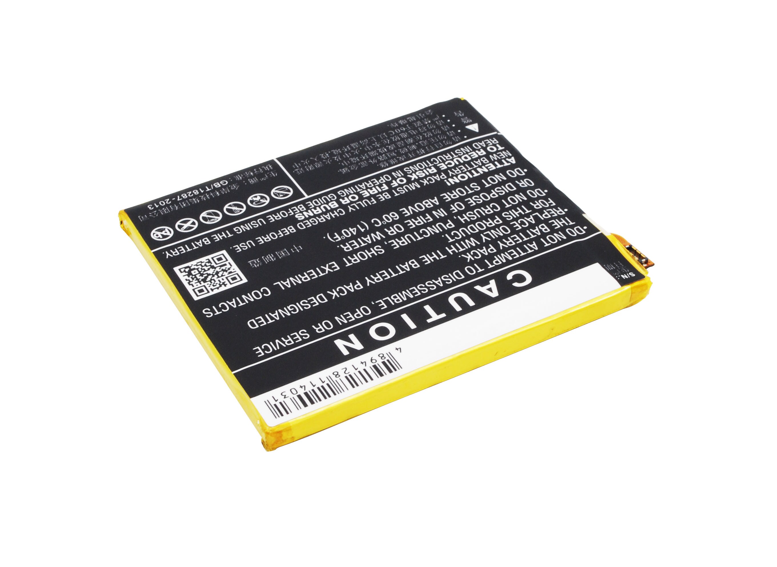 Batteri for SmartPhone, Mobil for ZTE ZMAX, Q509T, Q509T Dual SIM TD-LTE og andre.