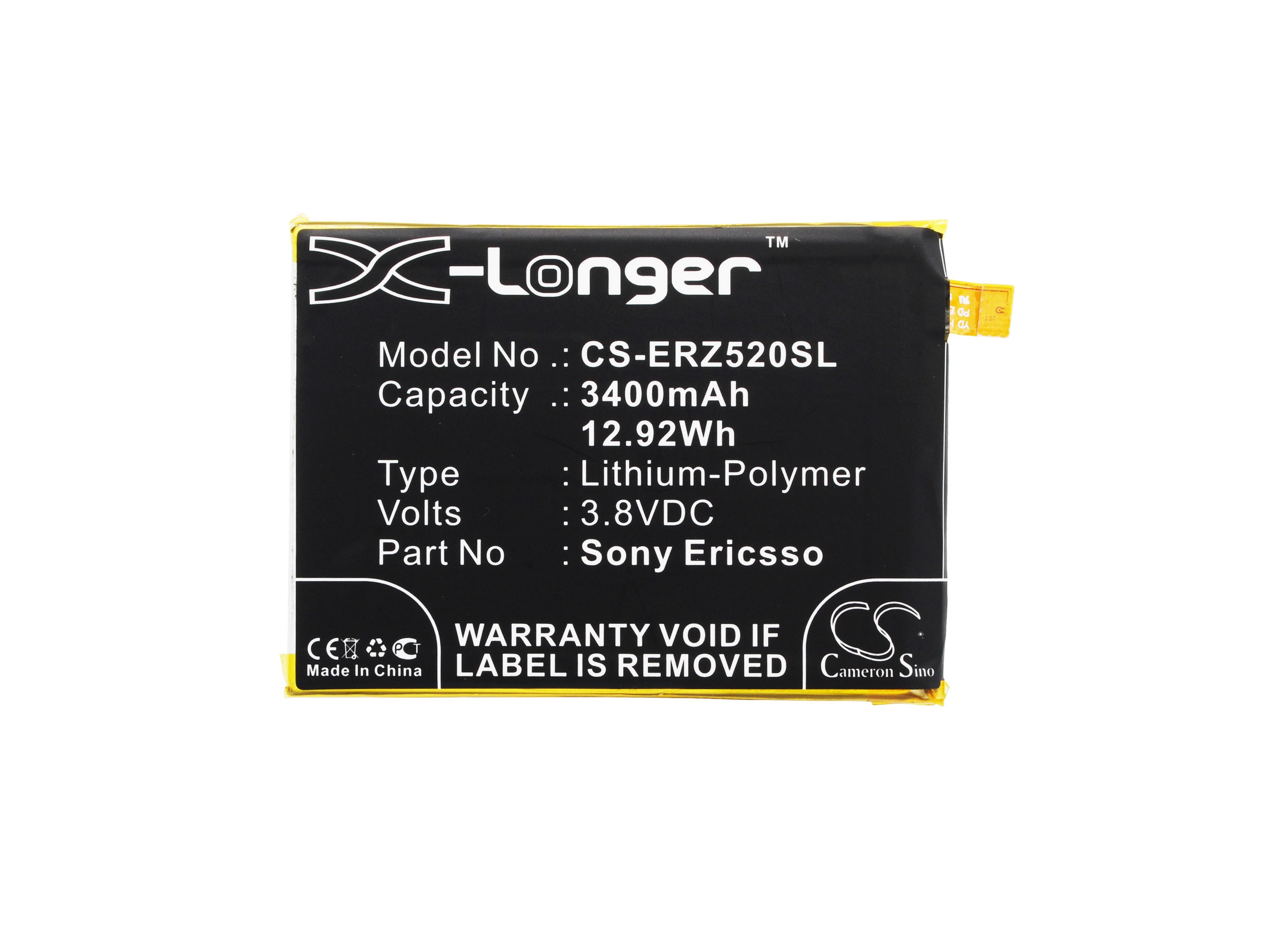 Batteri for SmartPhone, Mobil for Sony Xperia Z5 Premium, Xperia Z5 Premium Dual og andre.