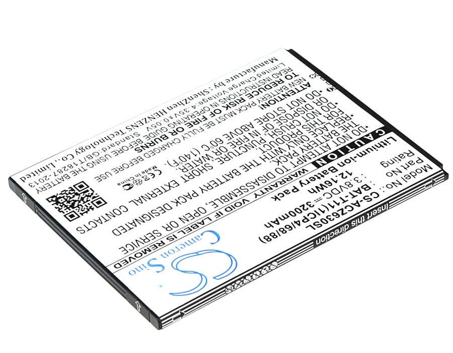 Batteri for smarttelefon, mobil for Acer Liquid Z630, Liquid Z630S, T04