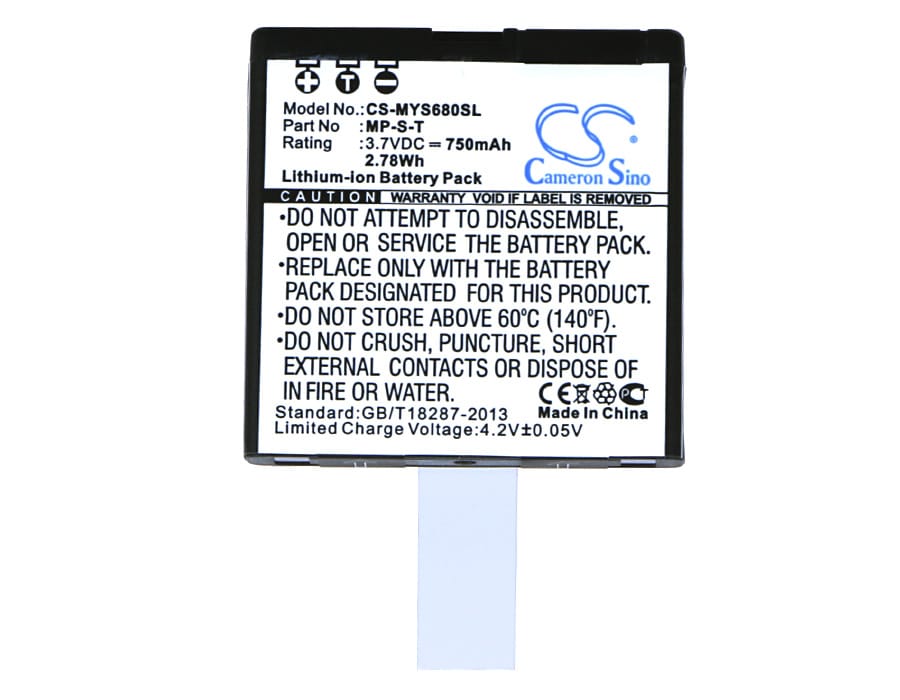 Batteri for SmartPhone, mobil for myPhone 6680 Share, 6600, 6600 Free etc.