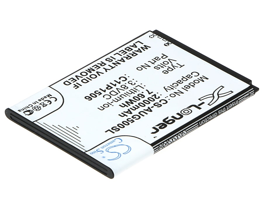 Batteri for SmartPhone, Mobil for Asus Live Dual SIM, G500TG, ZenFone Go 5.5 og andre.