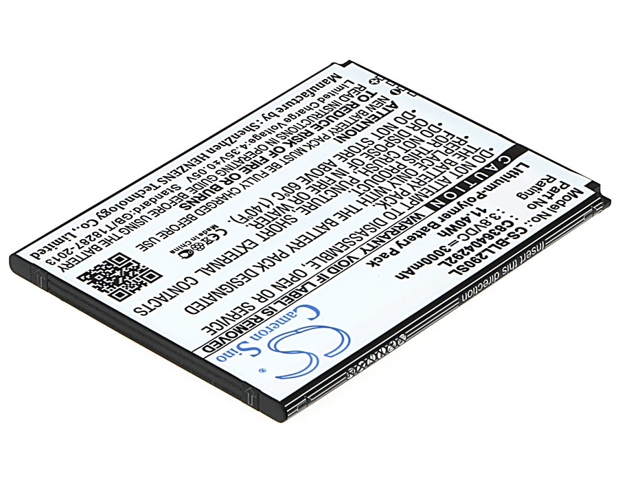 Batteri til smarttelefon, mobil for BLU Life 8 XL, L290U