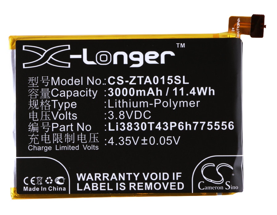 Batteri for SmartPhone, Mobil for ZTE AXON A2015, Axon Lux, Axon Pro og andre.