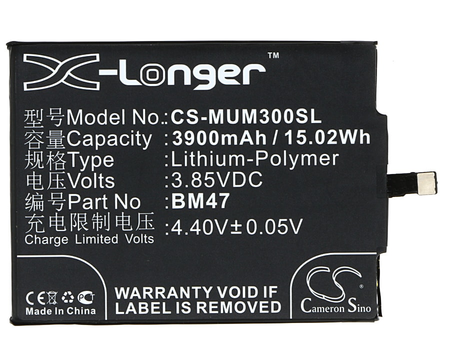 Batteri for SmartPhone, Mobil for Xiaomi Redmi 3, Redmi 3 5.0, 3 og andre.