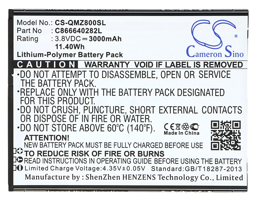 Batteri for SmartPhone, Mobil for Qmobile Z8 Plus