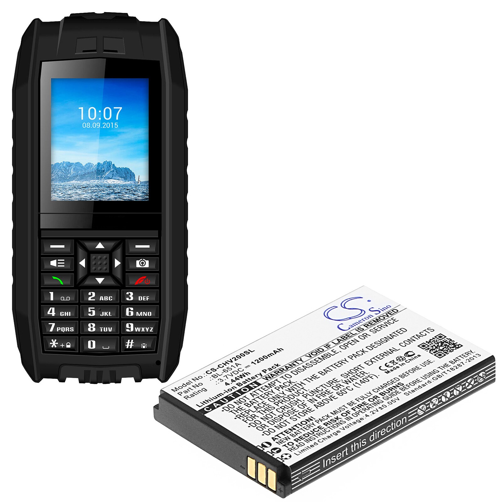 Batteri til SmartPhone, mobil for Crosscall Shark-V2