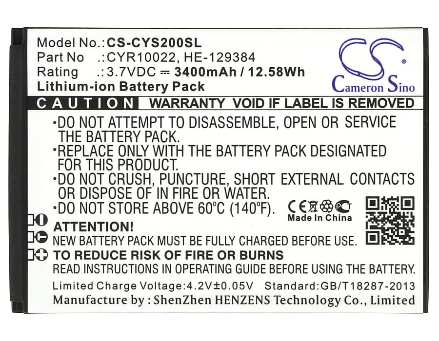 Batteri for SmartPhone, Mobil for Cyrus CS20