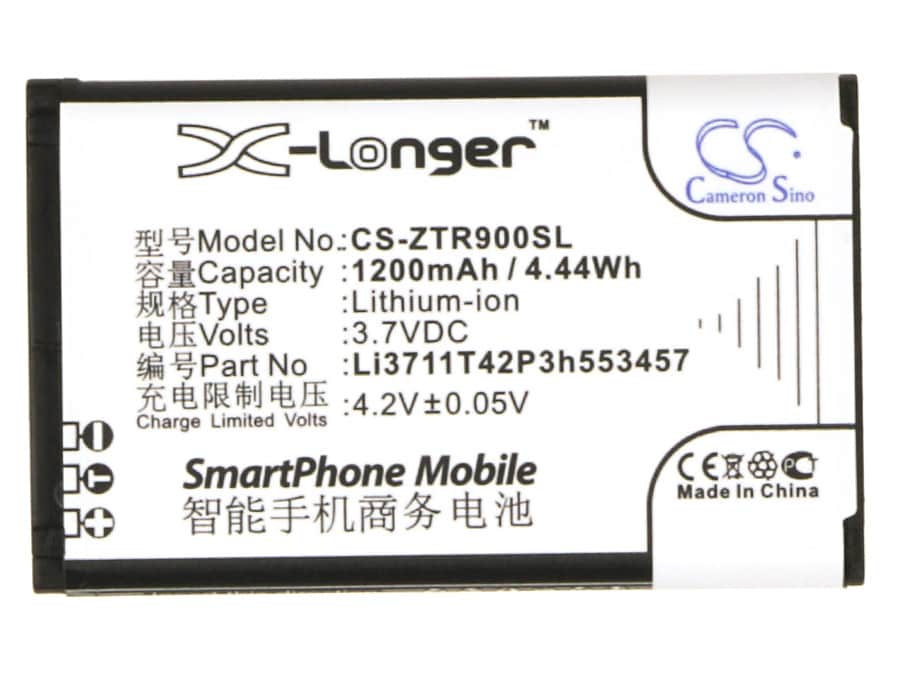 Batteri for SmartPhone, Mobil for Telstra R90 Tough, T90, T6 etc.