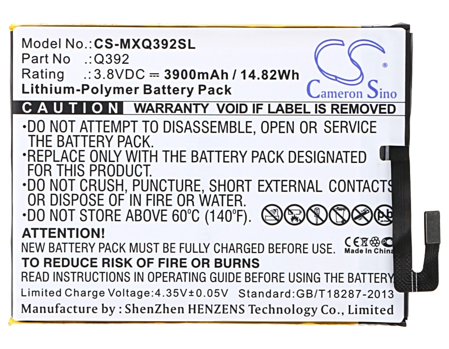 Batteri for SmartPhone, Mobil for Micromax Q392, Canvas Juice 3