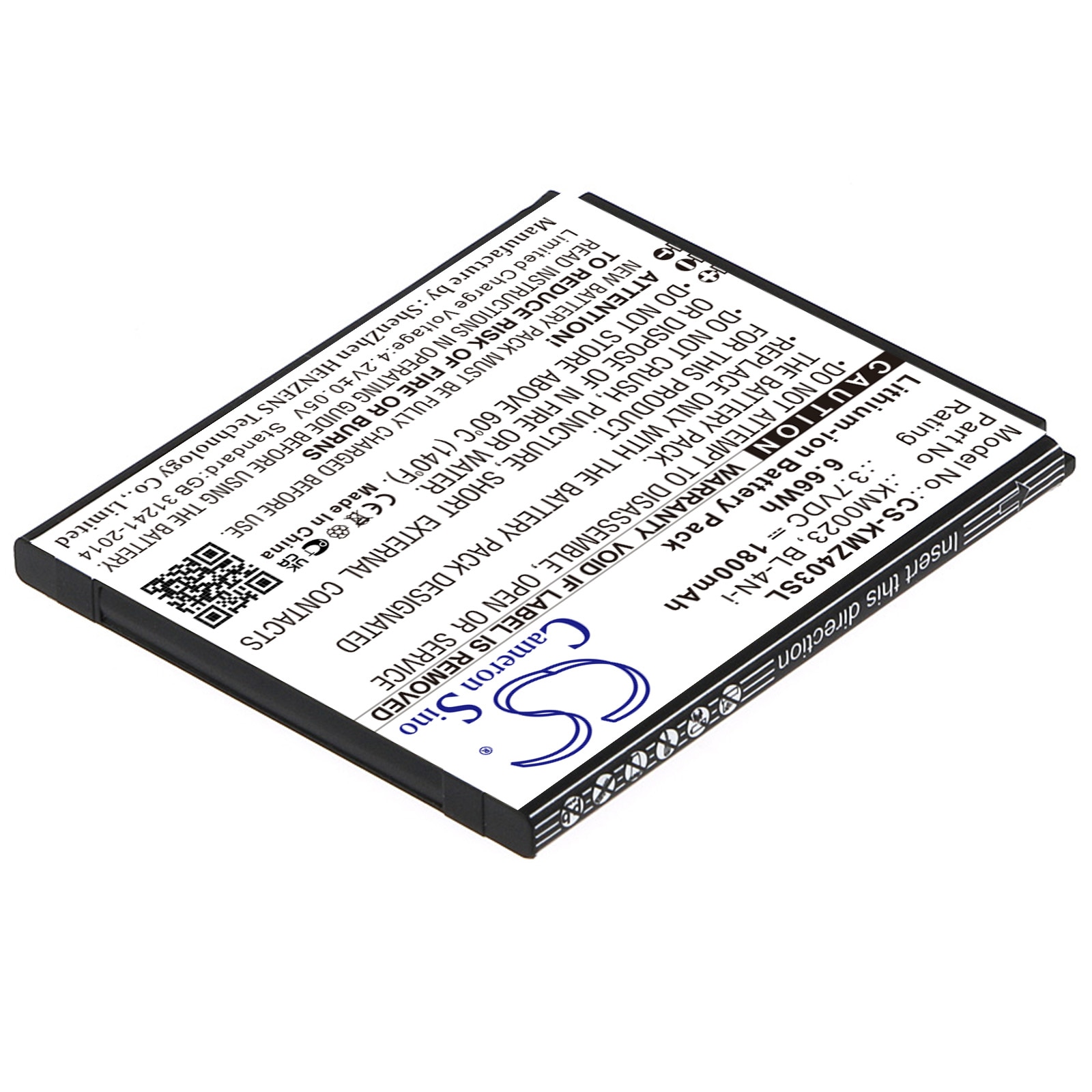 Batteri for SmartPhone, mobil for Kruger&Matz Live, KM0403, KM0404 etc.