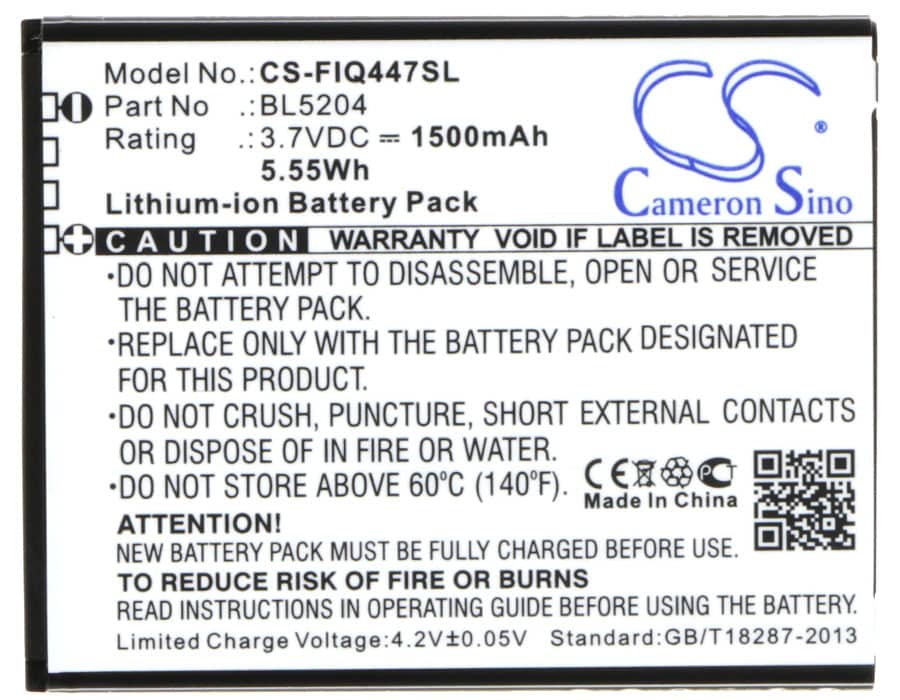 Batteri for SmartPhone, Mobil for Fly IQ447, ERA Life 1