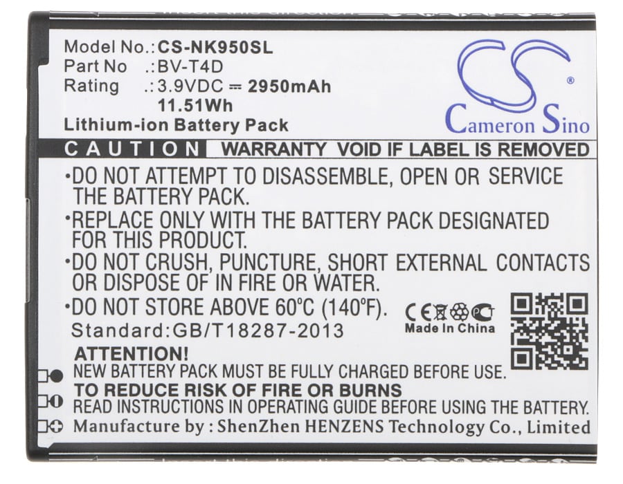 Batteri for SmartPhone, Mobil for Microsoft Lumia 950 XL, Lumia 950 XL Dual SIM