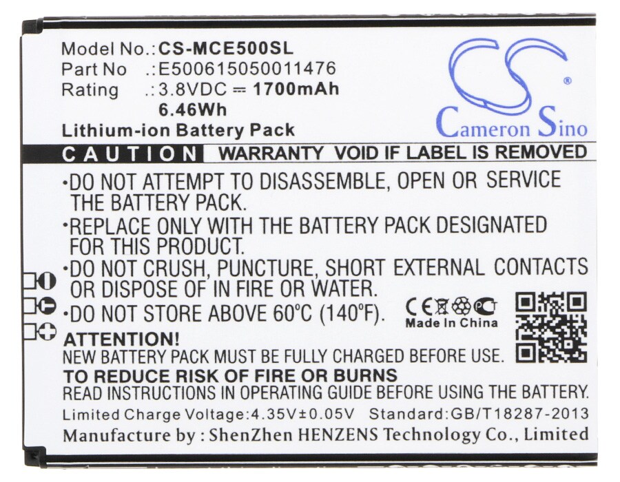 Batteri for SmartPhone, Mobil for Mobistel Cynus E5, Cynus E5 4G