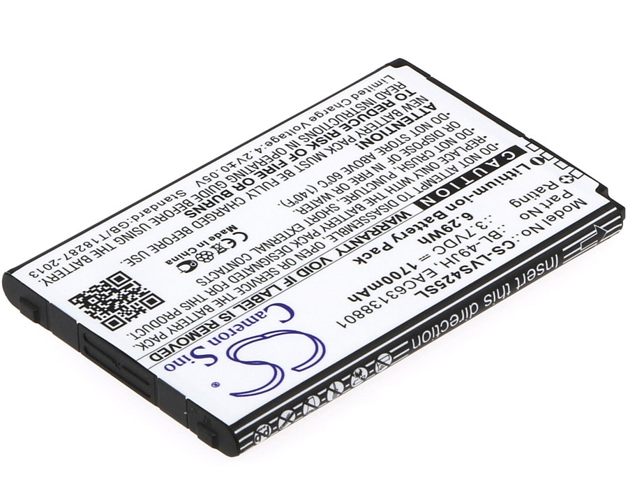 Batteri for SmartPhone, Mobil for LG K4, K4 Dual SIM LTE, K130 og andre.